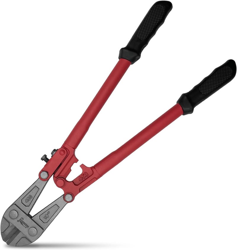 HOUSERAN Bolt Cutter 18 inch, Bolt Cutter with Comfort Handle Grip, Heavy Duty Bolt Cutter for Fences, Steel Wire, Chains, Screws, Locks, and Rivet - Image 1